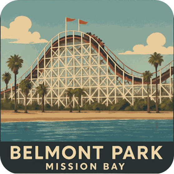 Belmont Park sticker reference